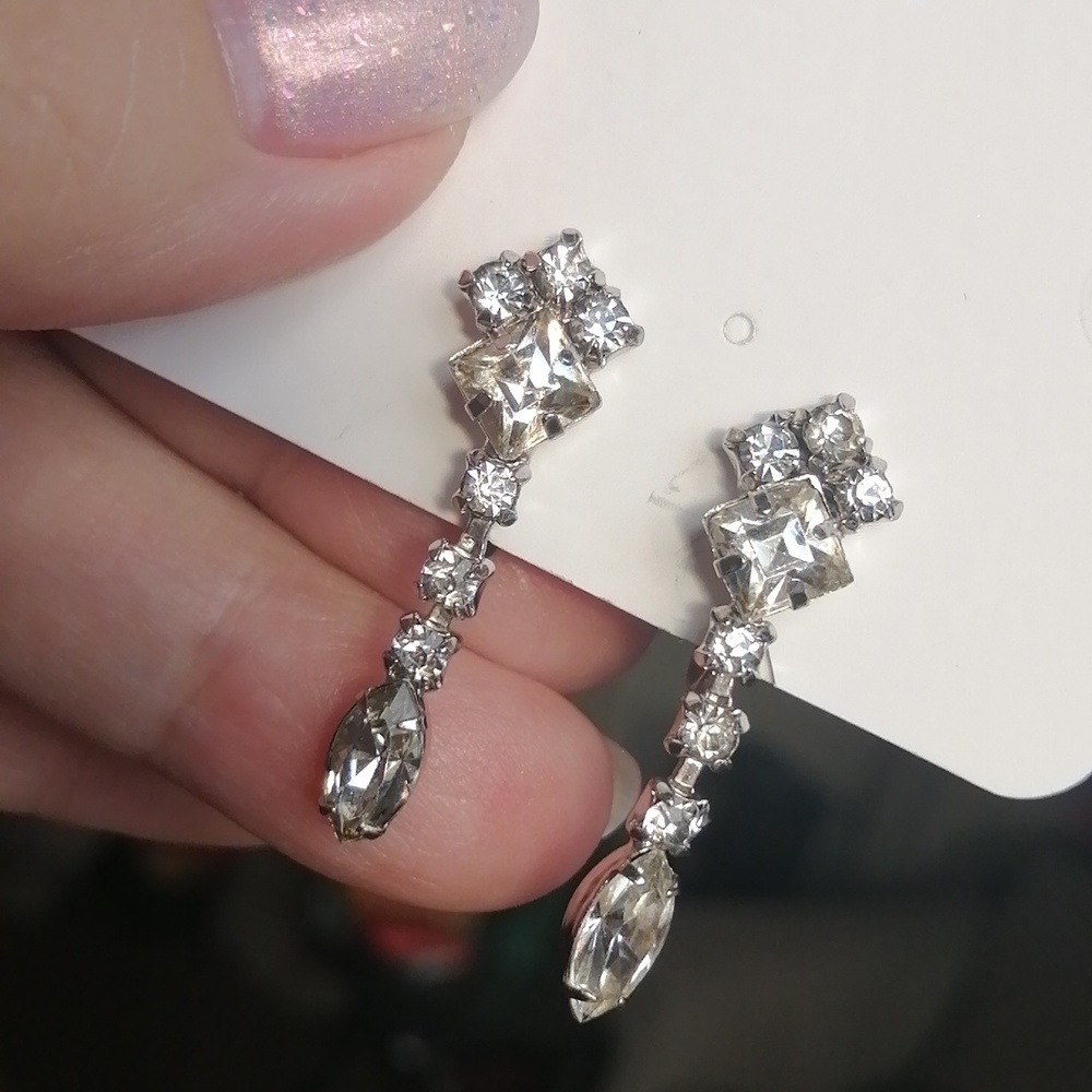 Jay Flex Sterling Silver Designer's Vintage Earrings